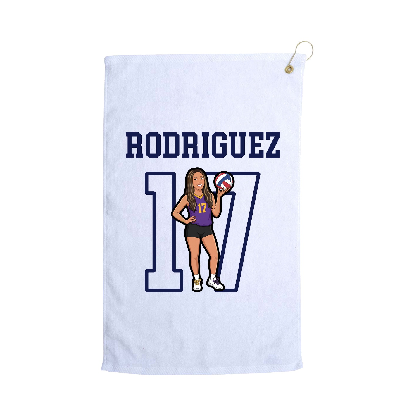 Golf Towel — Shirsey in White