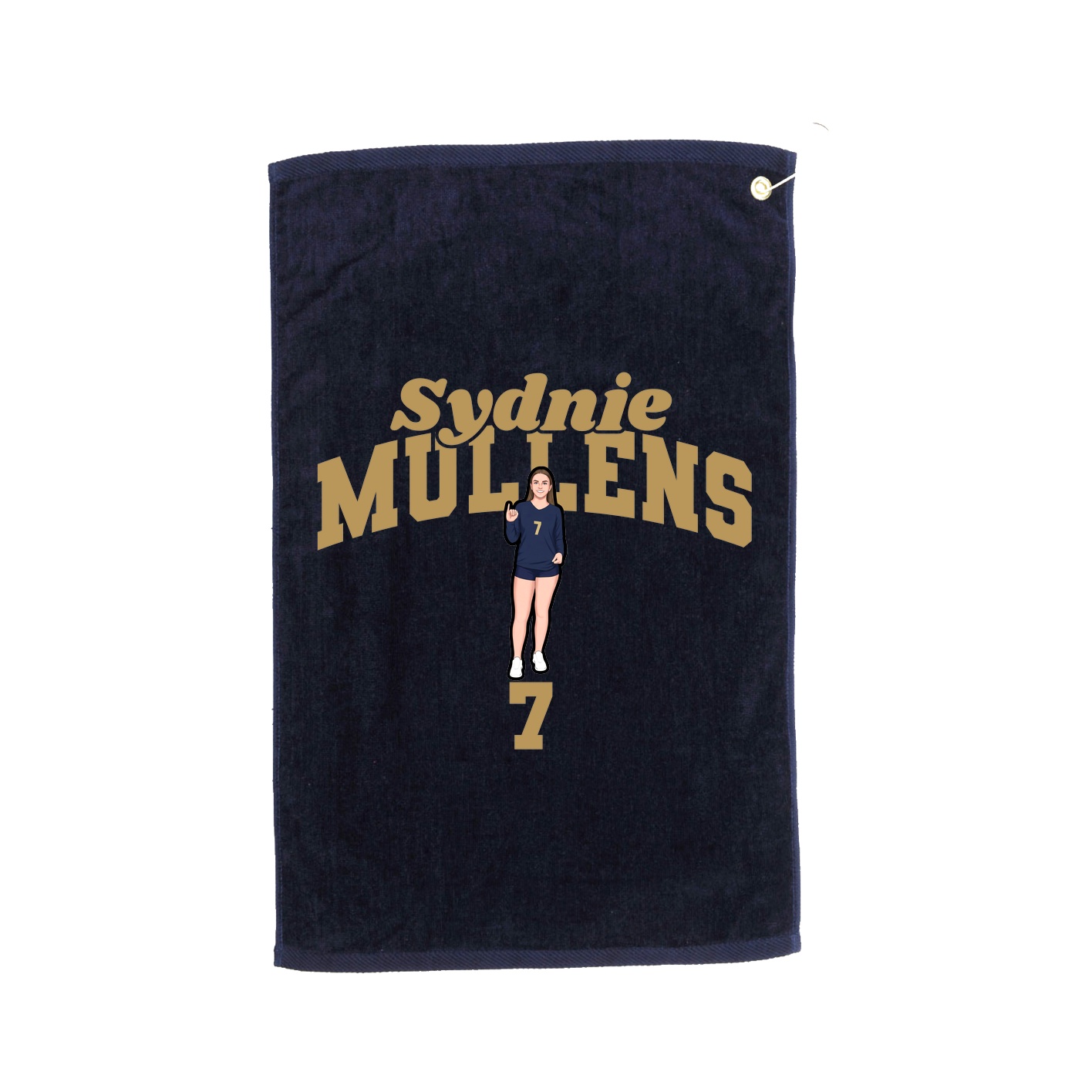 Golf Towel — Signature Arch in Navy
