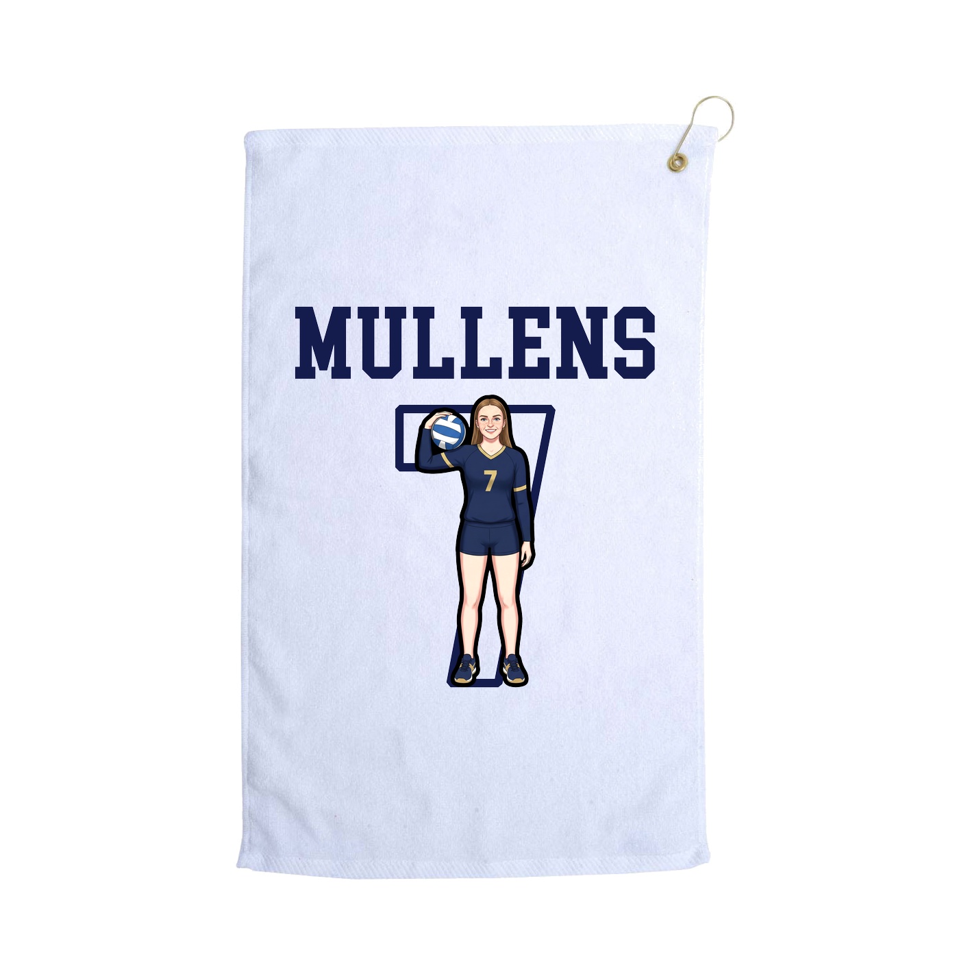 Golf Towel — Shirsey in White