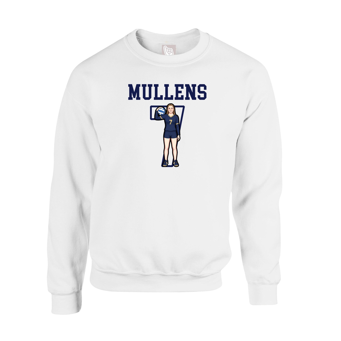 Fleece Crew — Shirsey in White