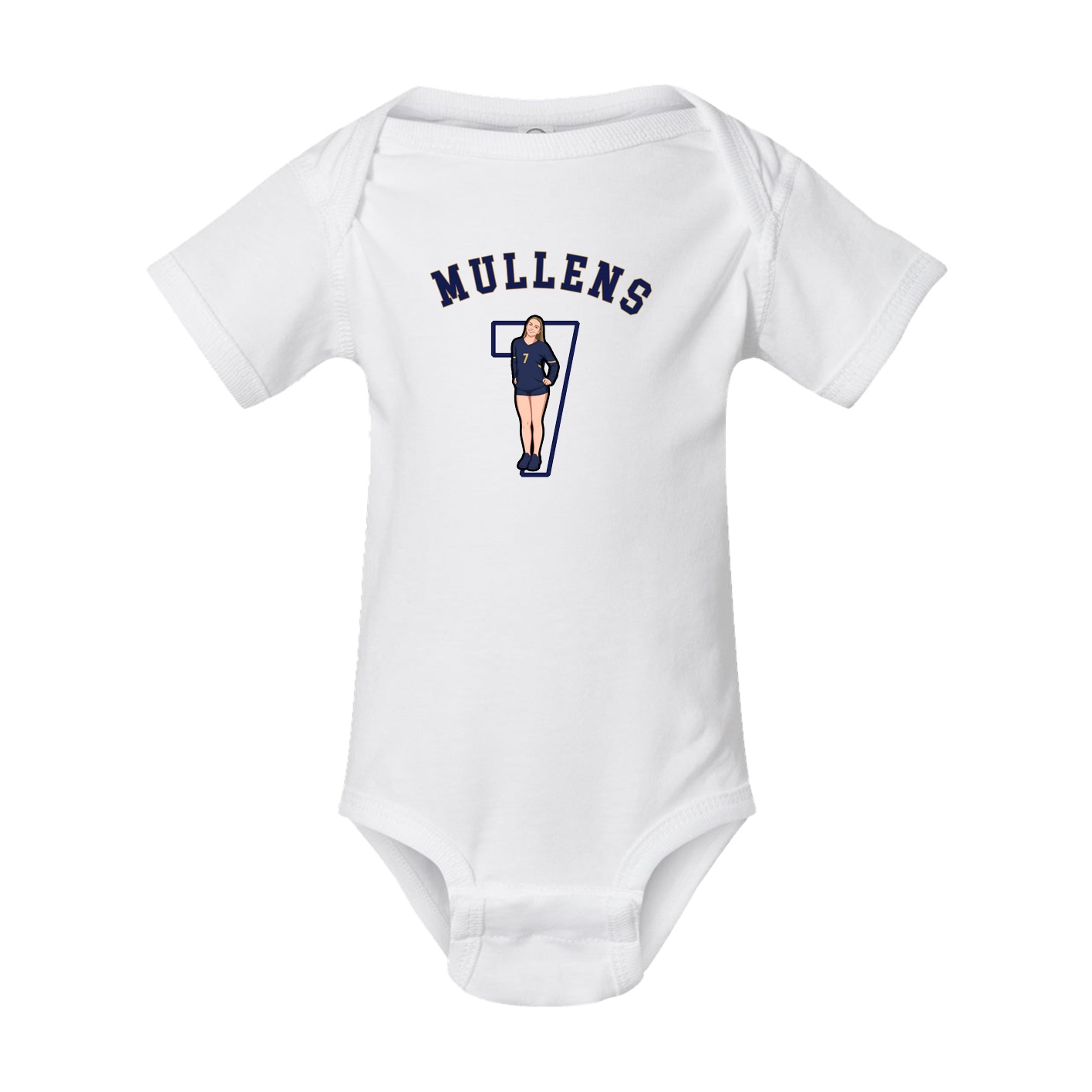 Baby Onesie — Shirsey Arch in White