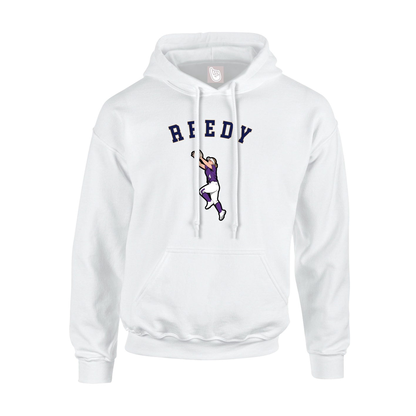 Hoodie — Shirsey Arch in White