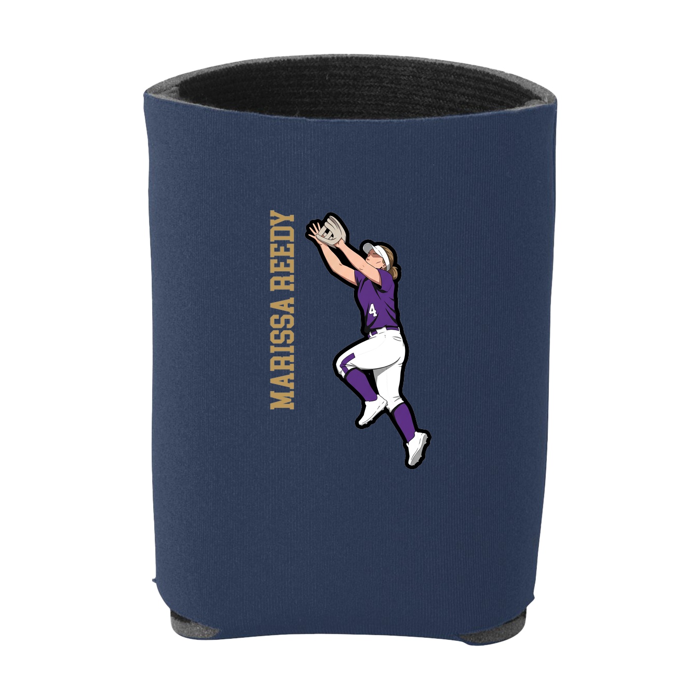 Can Holder — Name Vertical in Navy