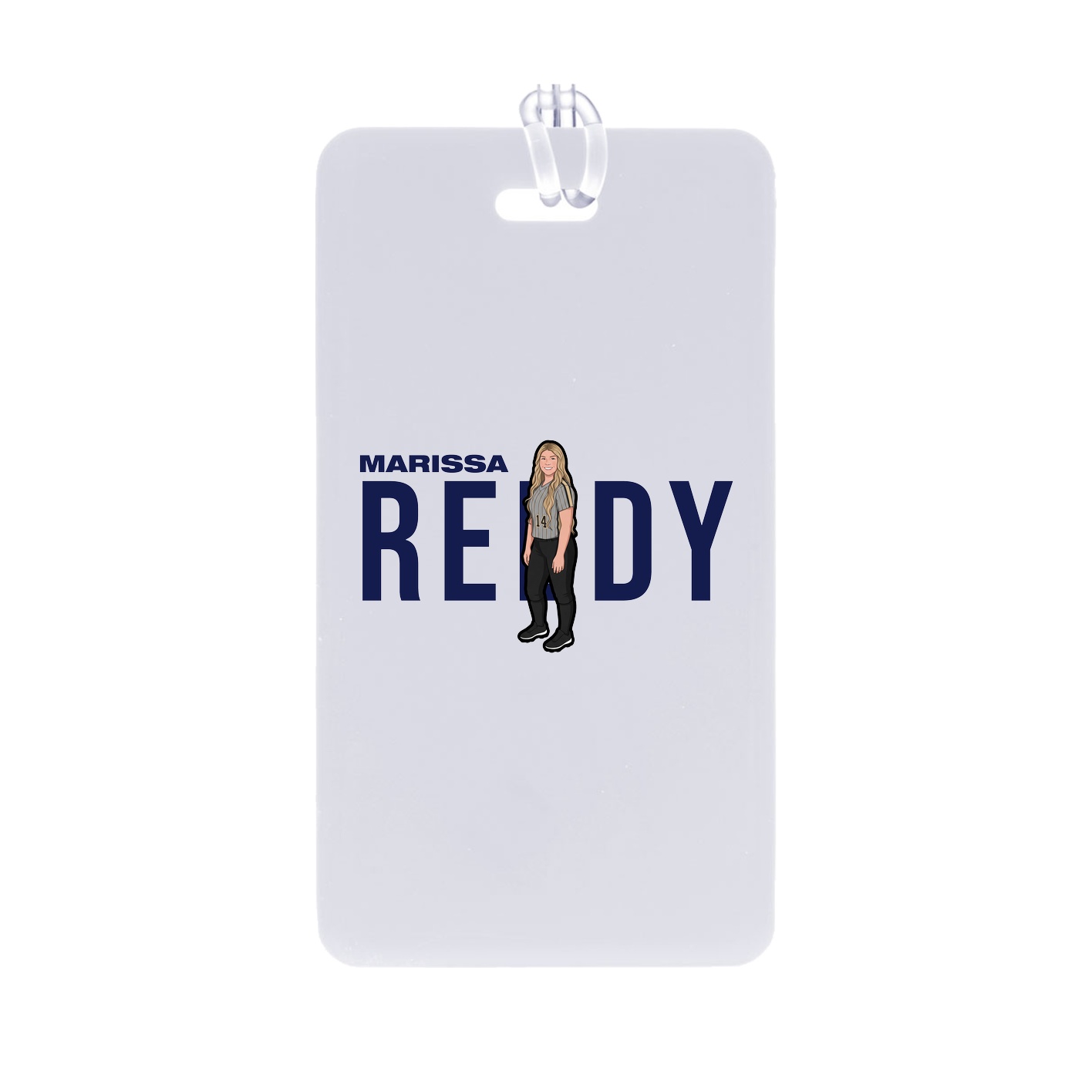 Bag Tag — Player Name in Classic