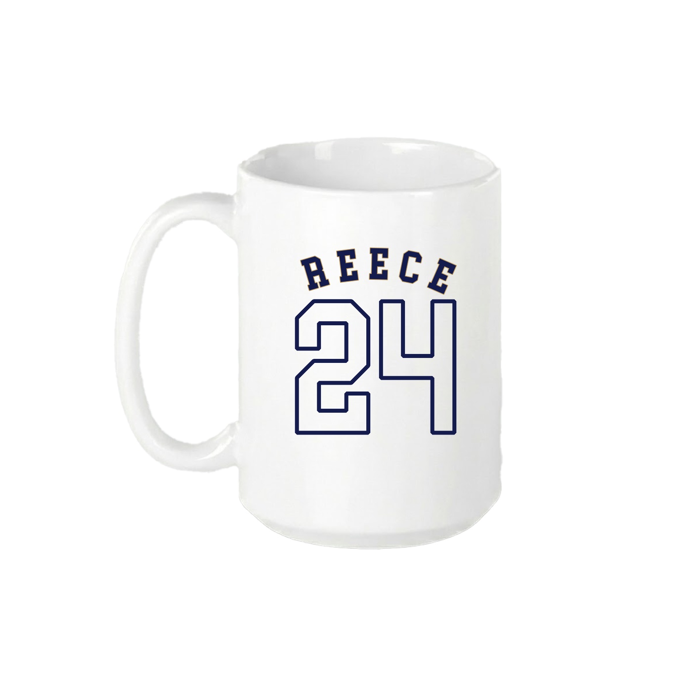 15oz Coffee Mug — Shirsey Arch in White