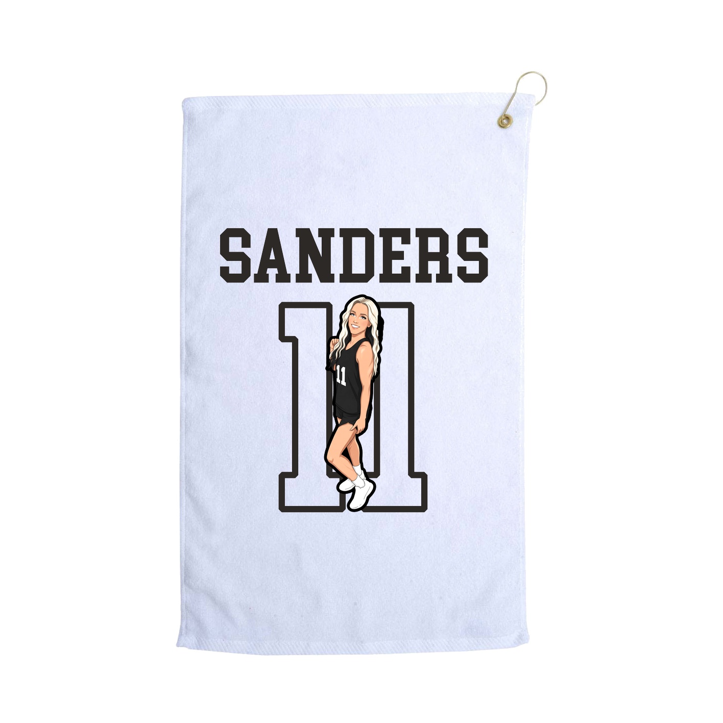 Golf Towel — Shirsey in White