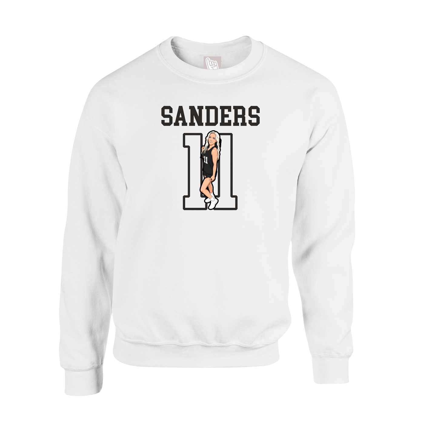 Fleece Crew — Shirsey in White