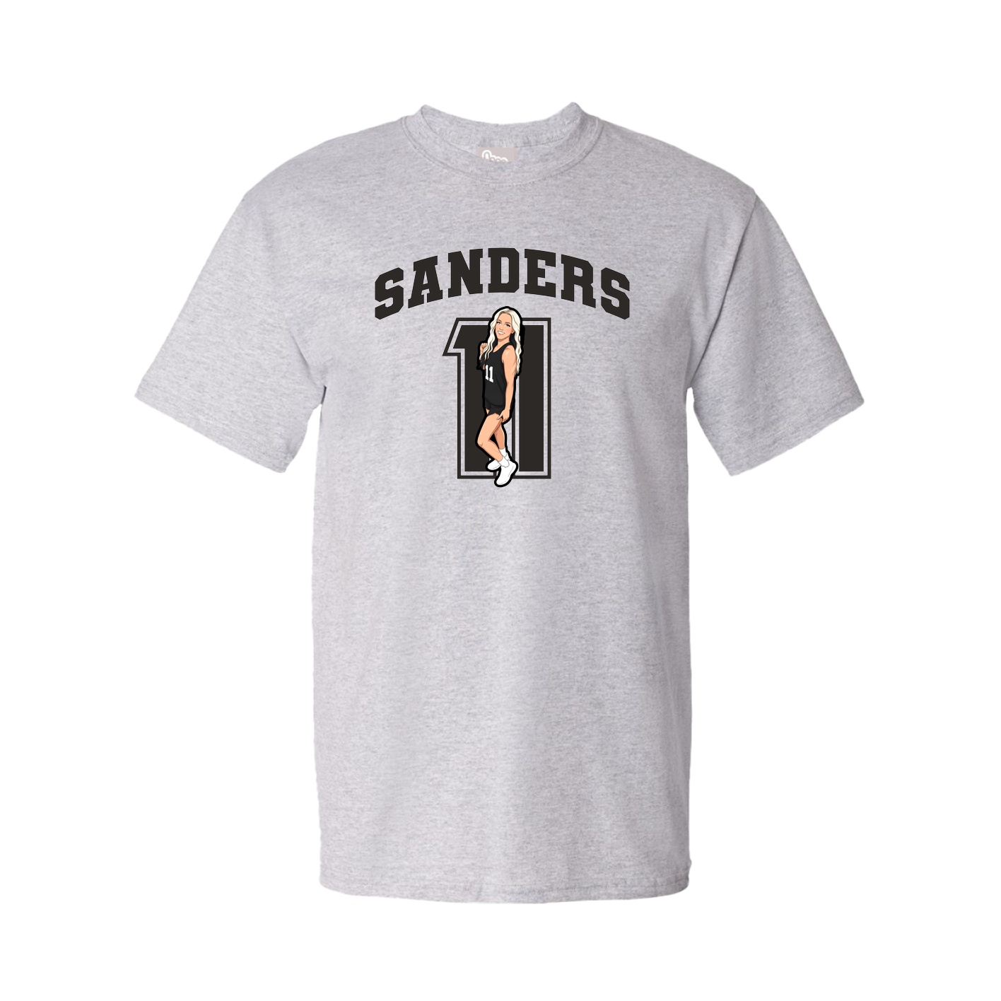 Tee — Number in Grey