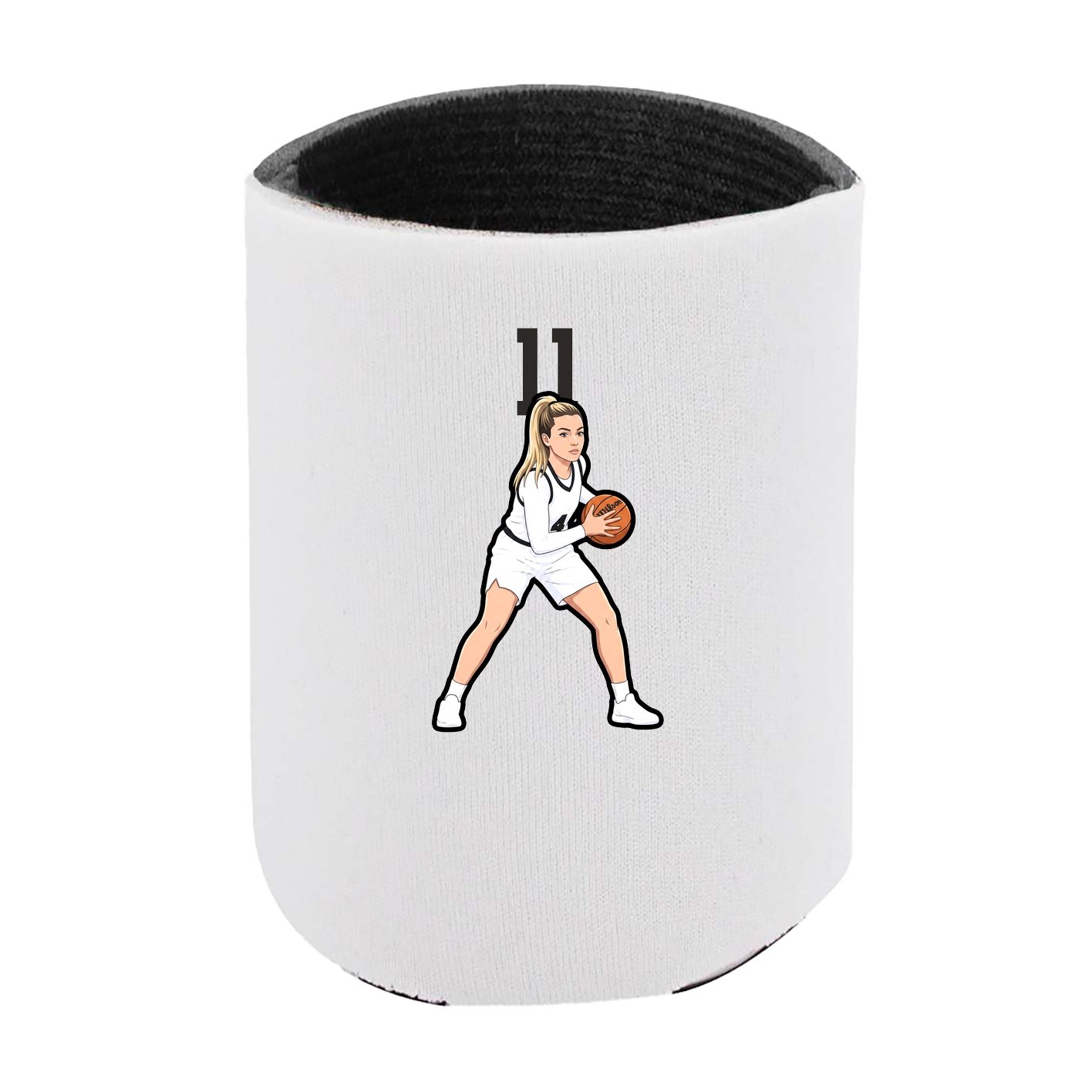 Can Holder — Number Top in White