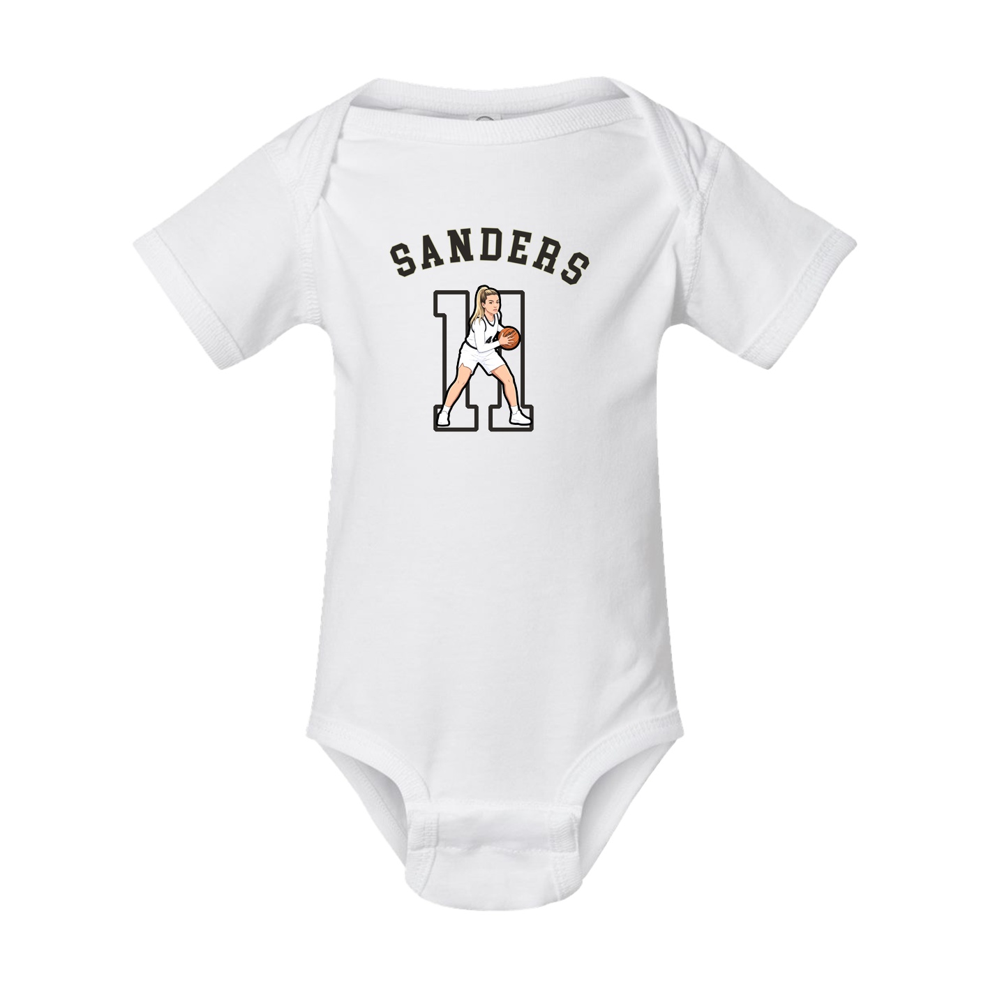 Baby Onesie — Shirsey Arch in White