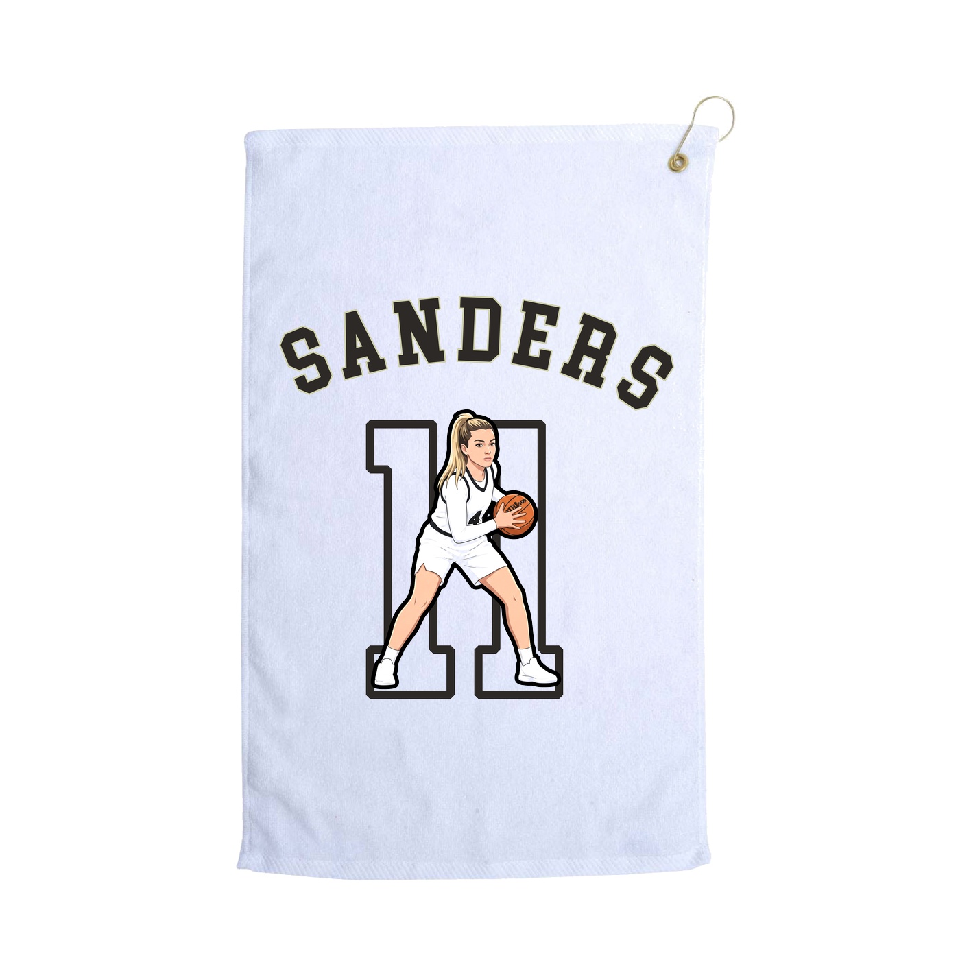 Golf Towel — Shirsey Arch in White