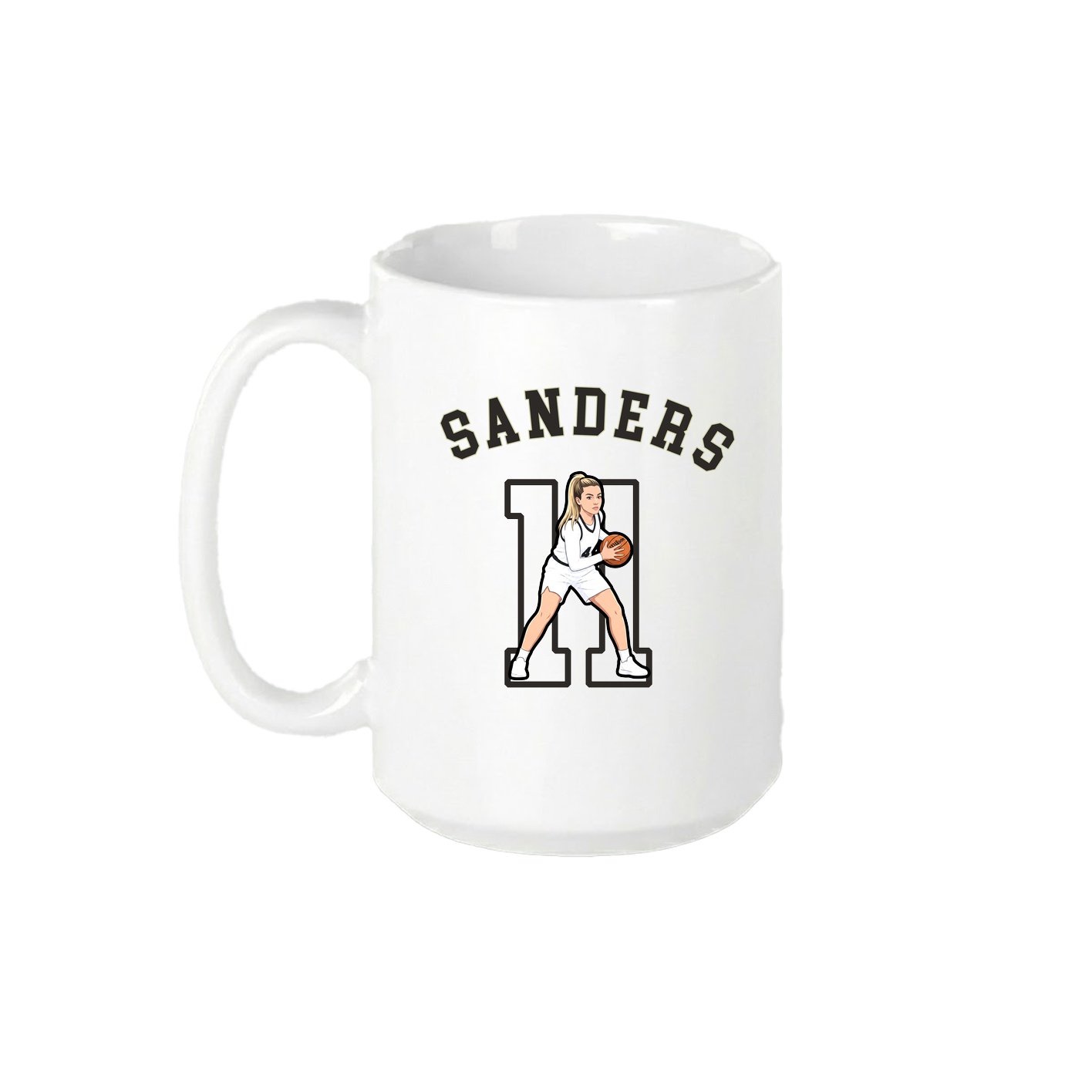 15oz Coffee Mug — Shirsey Arch in White