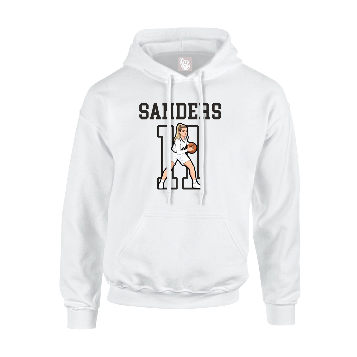 Youth Hoodie — Shirsey in White