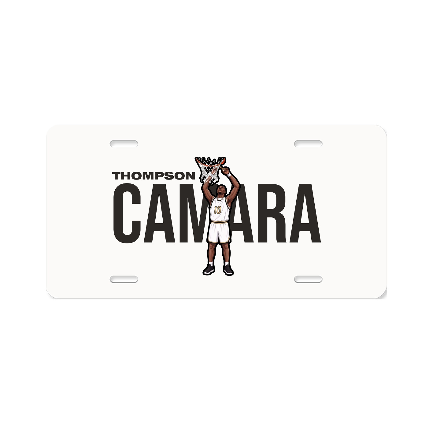 License Plate — Player Name in Classic