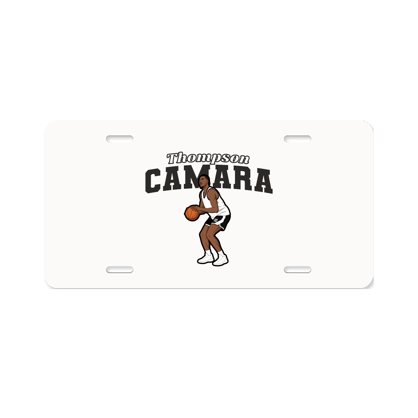 License Plate — Name Arch in Classic