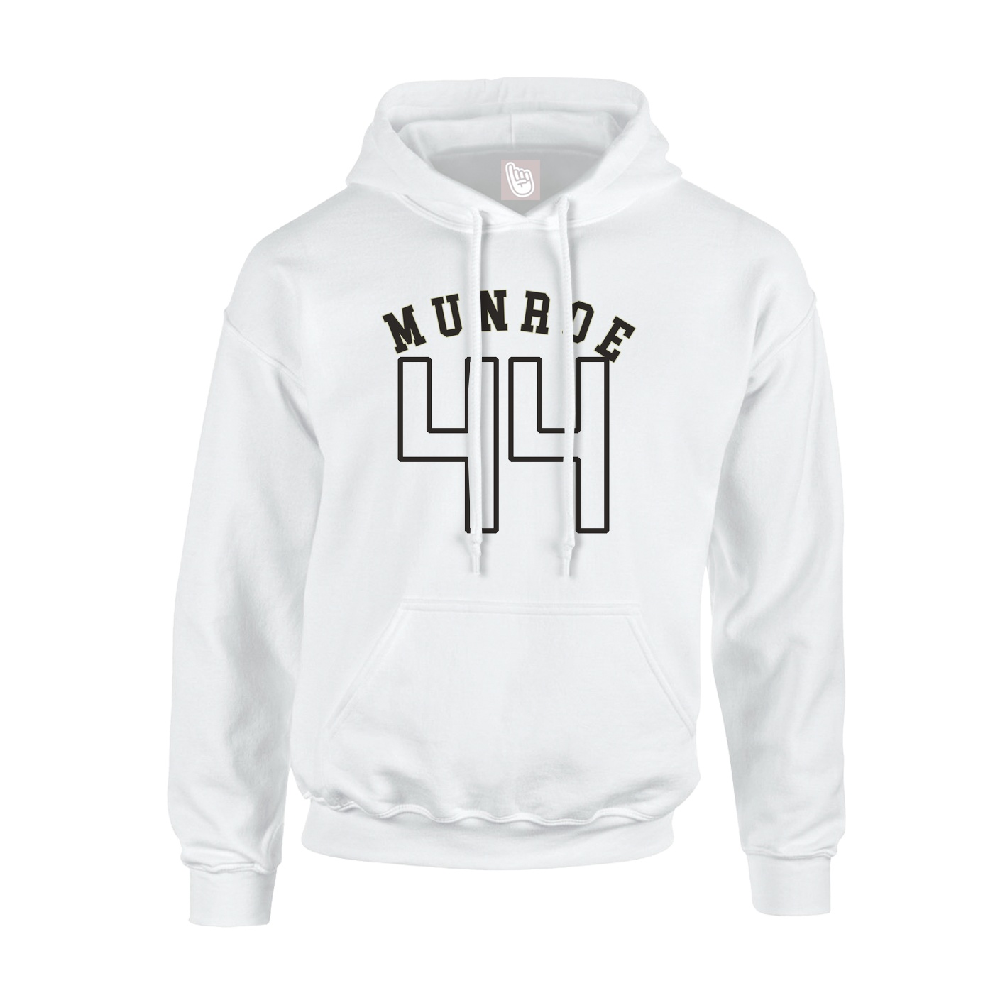 Youth Hoodie — Shirsey Arch in White