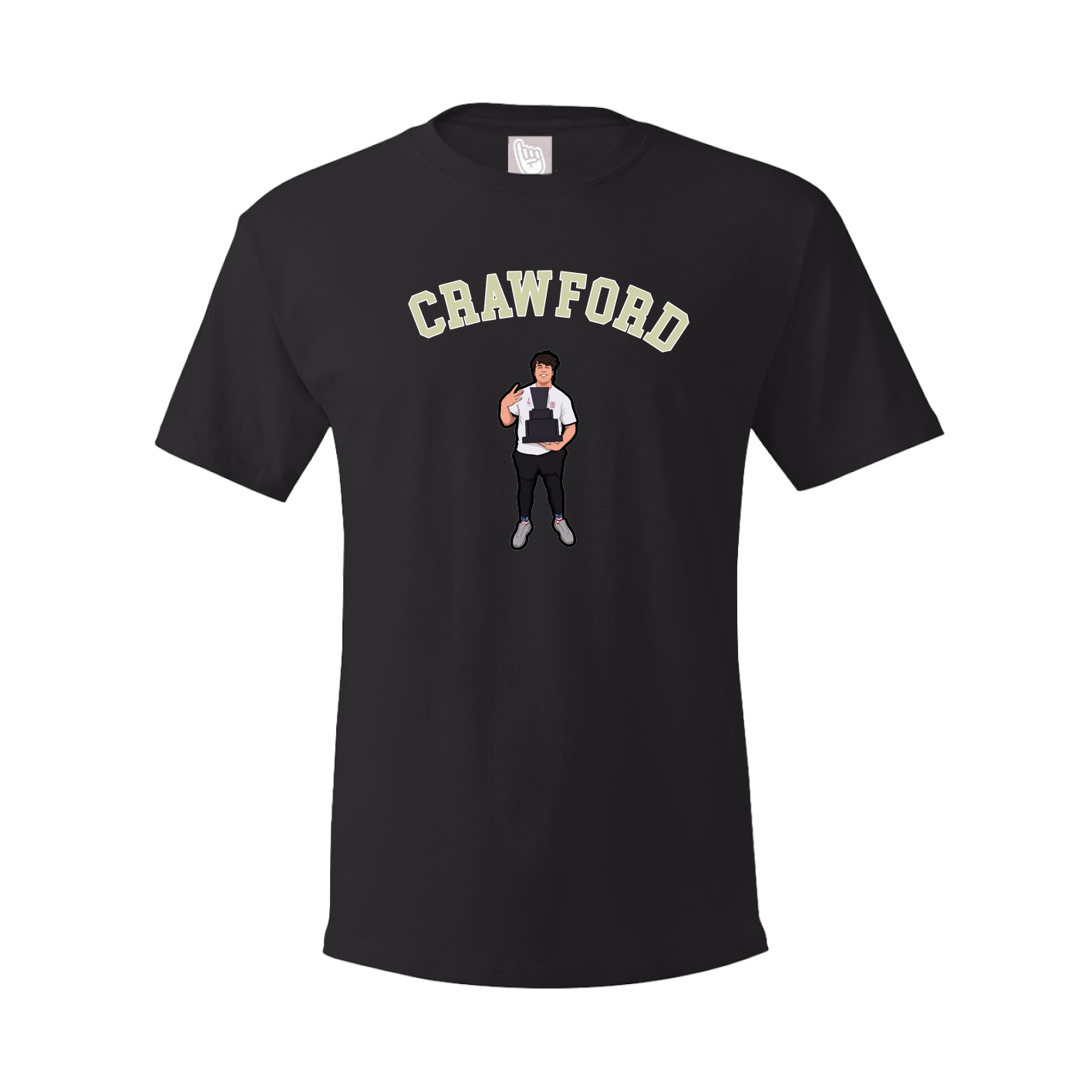 Youth Tee — Shirsey Arch in Black