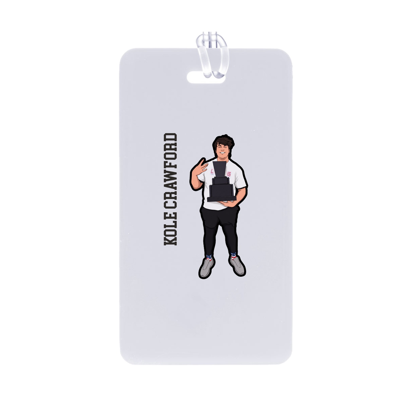 Bag Tag — Name Vertical in Classic