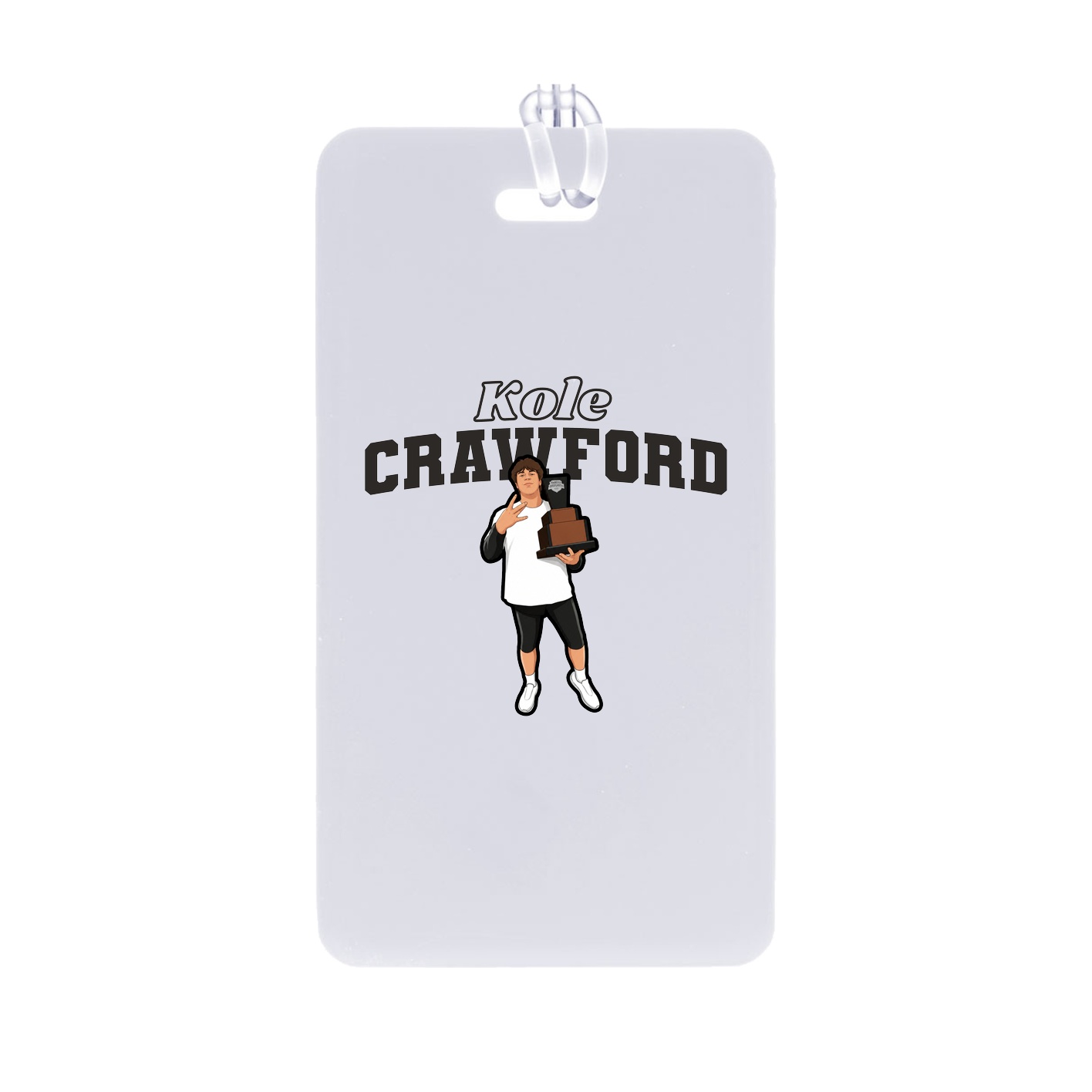 Bag Tag — Name Arch in Classic