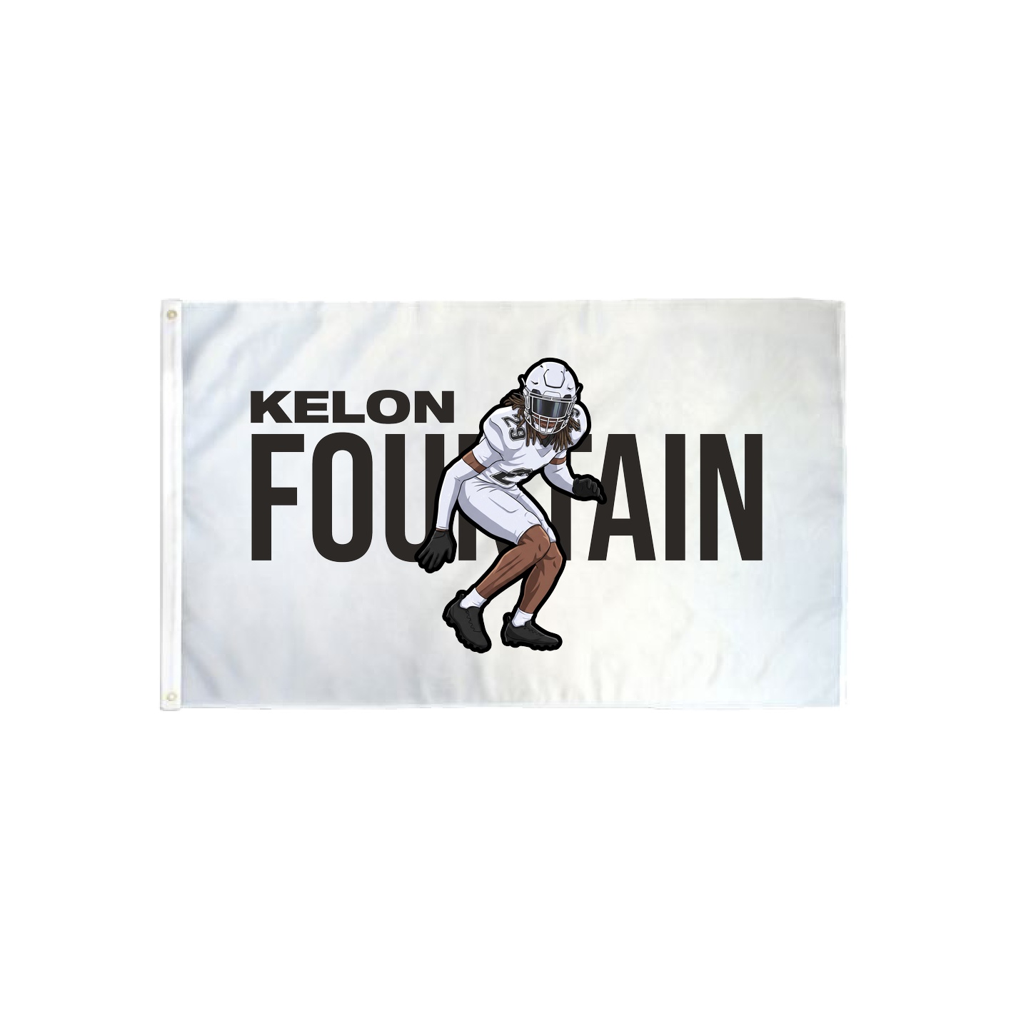 3x5 Flag — Player Name in Classic