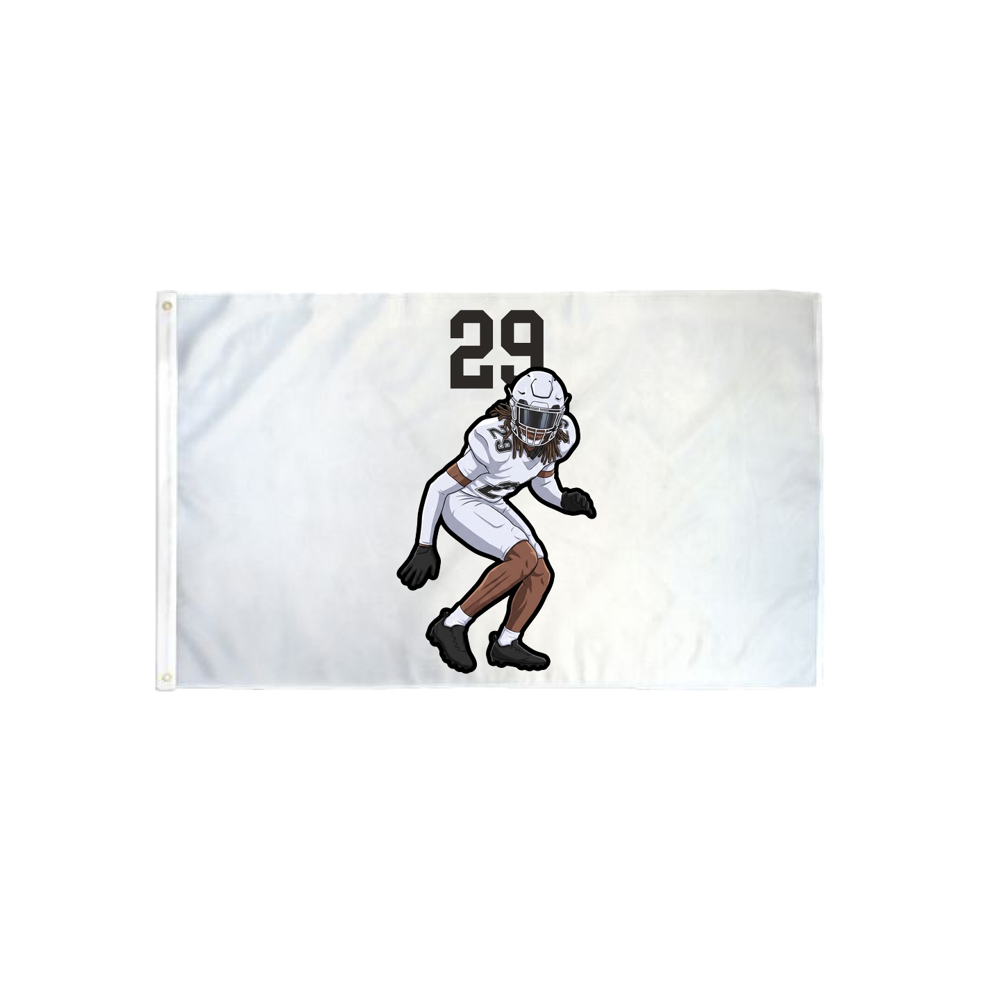 3x5 Flag — Number Top in Classic