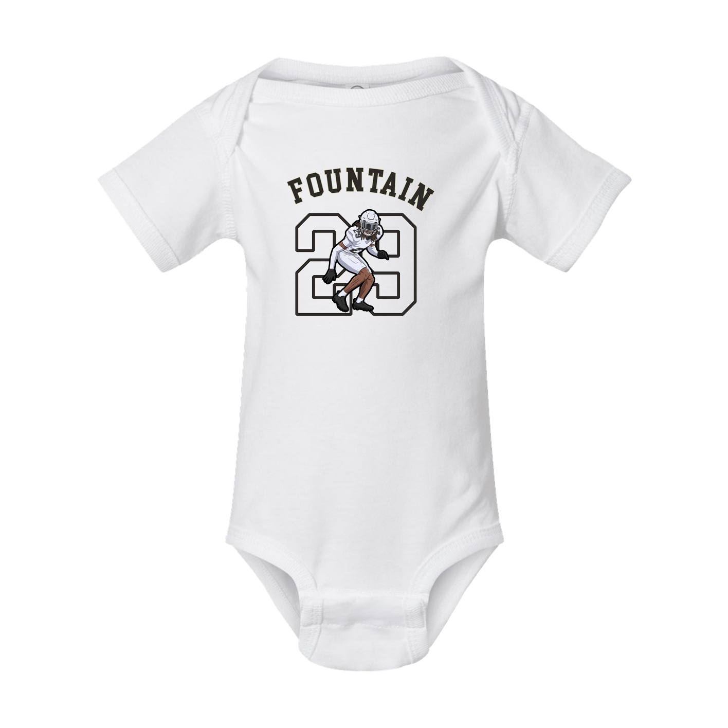 Baby Onesie — Shirsey Arch in White