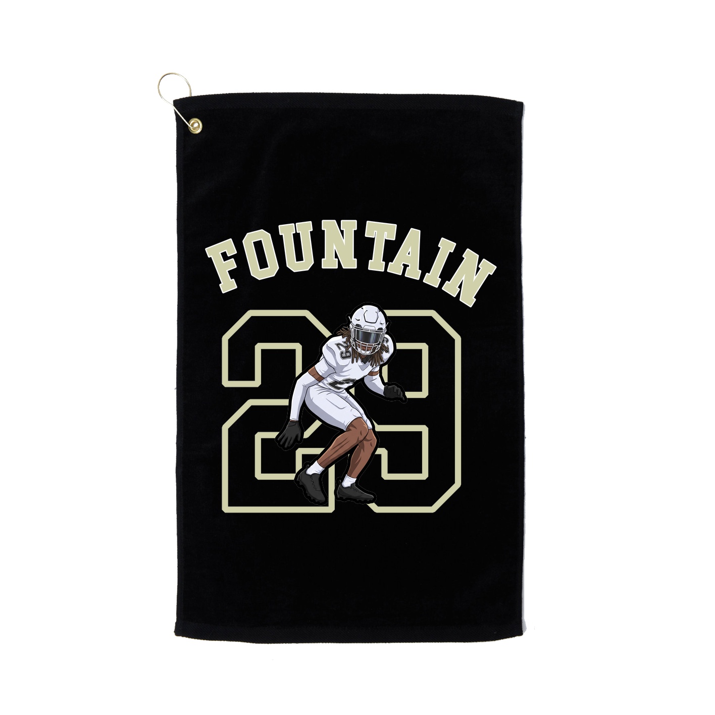 Golf Towel — Shirsey Arch in Black