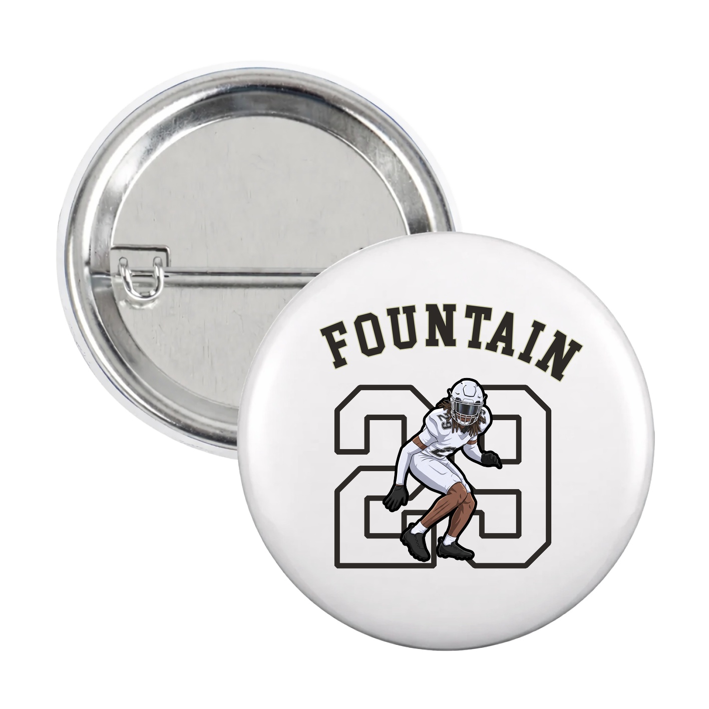 Game Day Button — Shirsey Arch in White