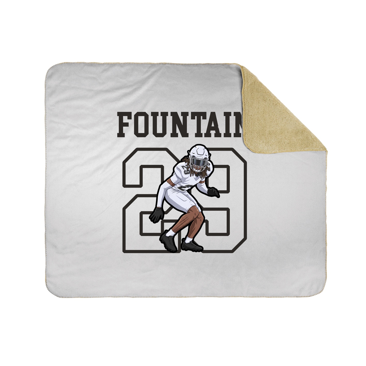 Throw Blanket — Shirsey in White