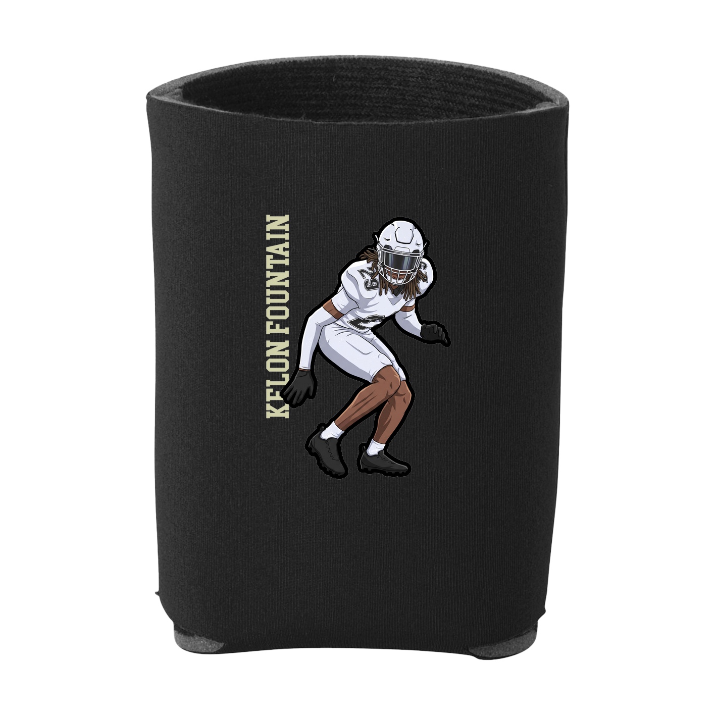 Can Holder — Name Vertical in Black