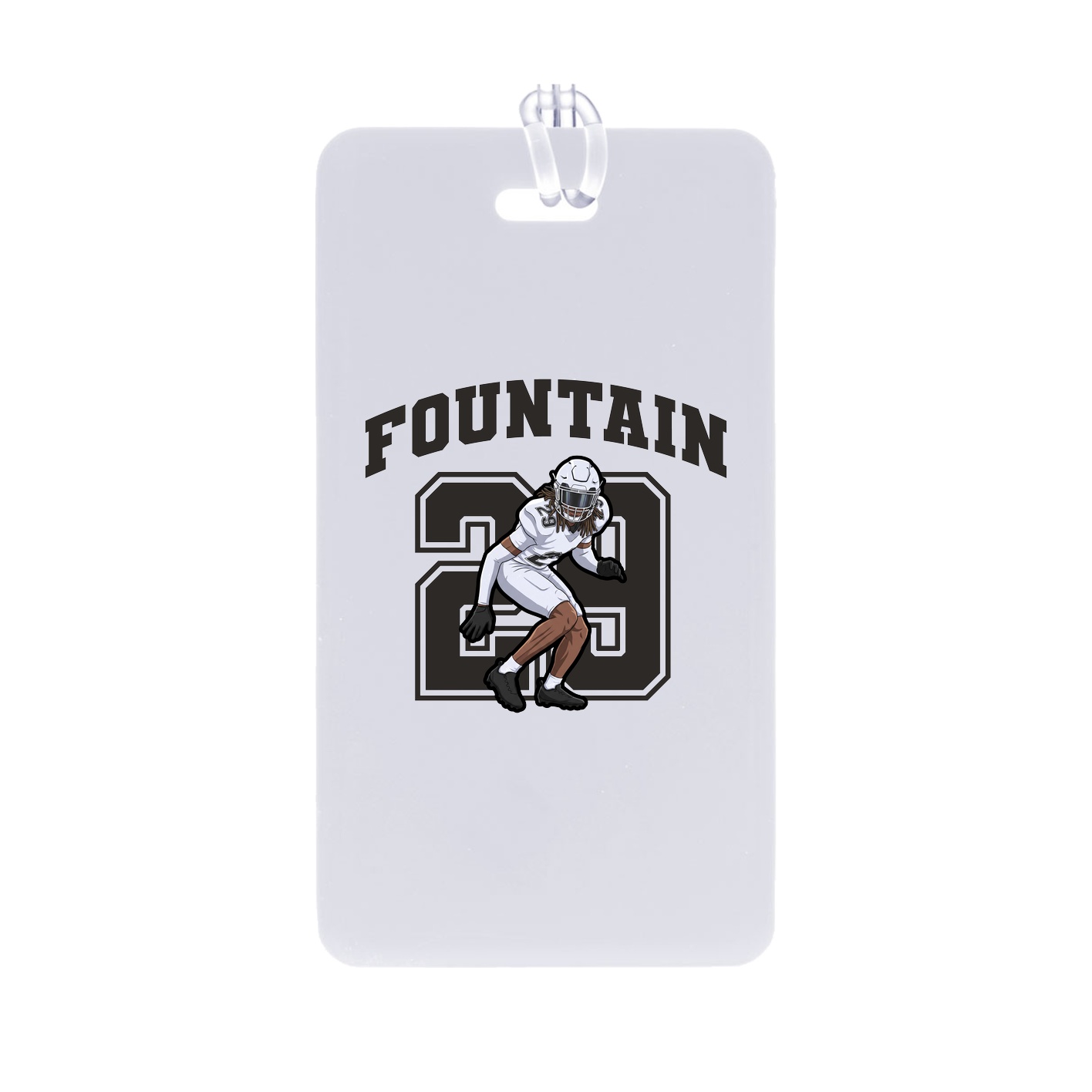 Bag Tag — Number in Classic
