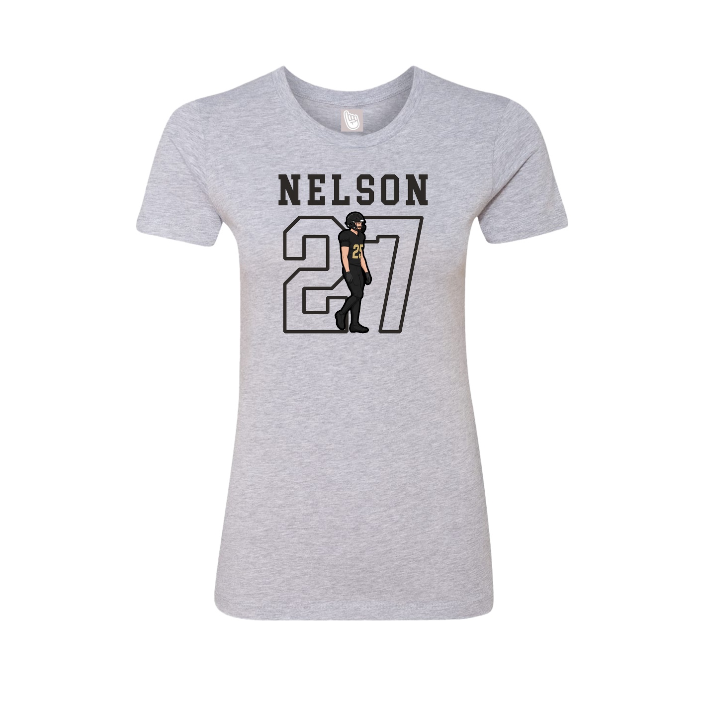 Fitted Women's Tee — Shirsey in Grey
