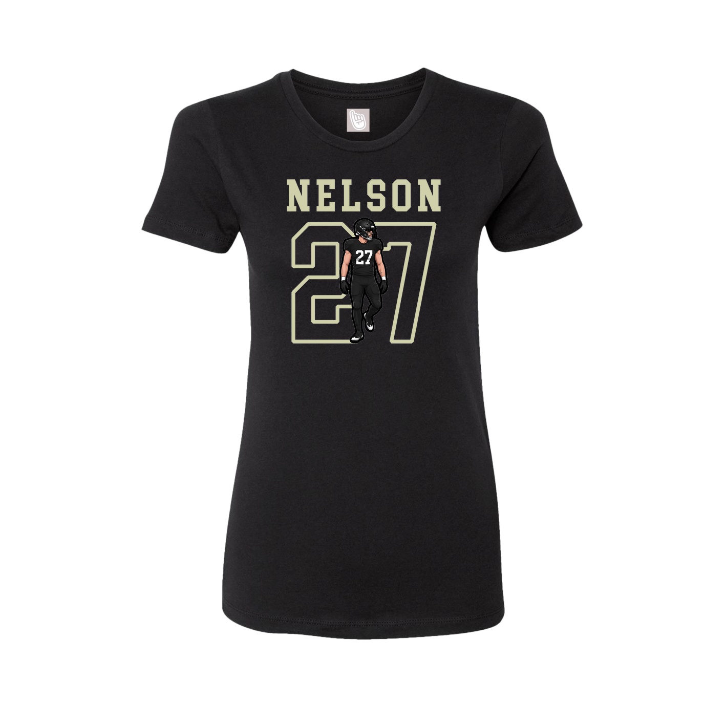 Fitted Women's Tee — Shirsey in Black
