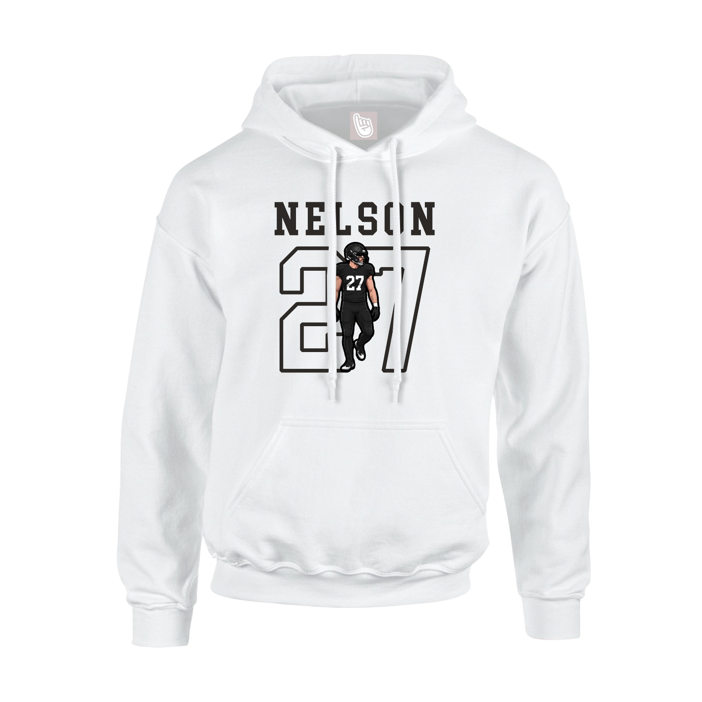 Hoodie — Shirsey in White