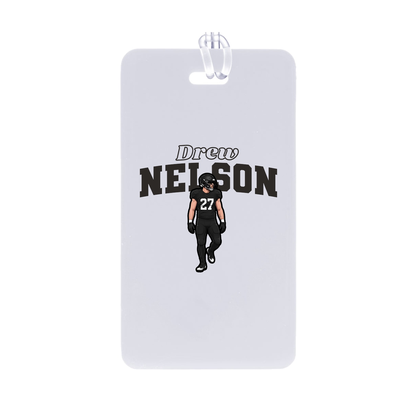 Bag Tag — Name Arch in Classic