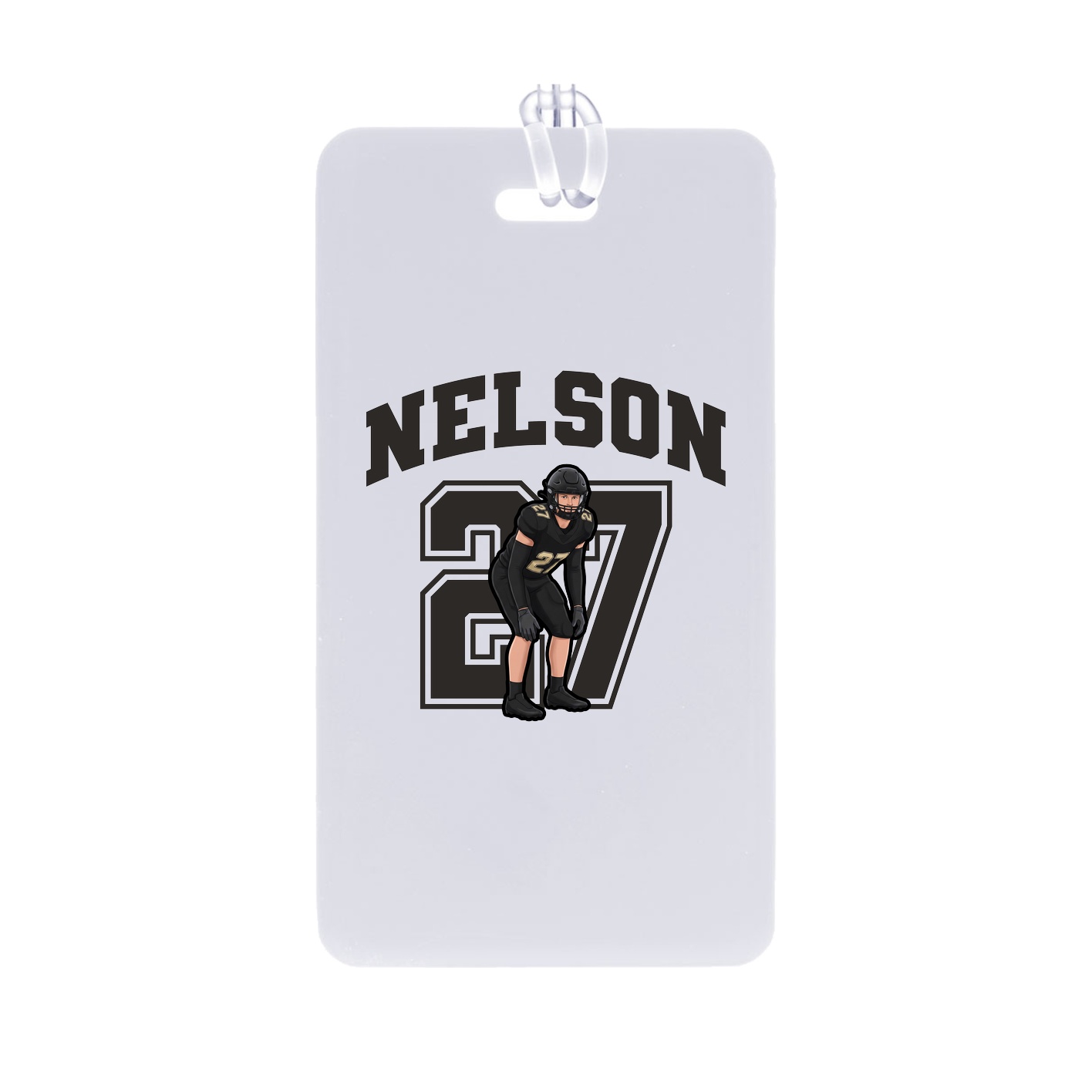 Bag Tag — Number in Classic