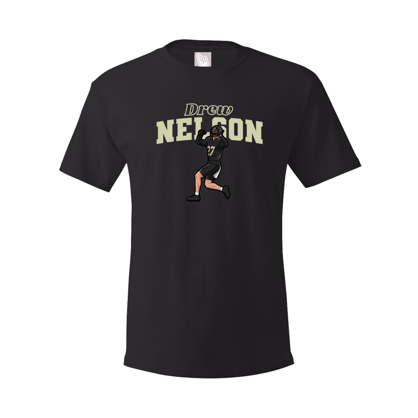 Youth Tee — Name Arch in Black