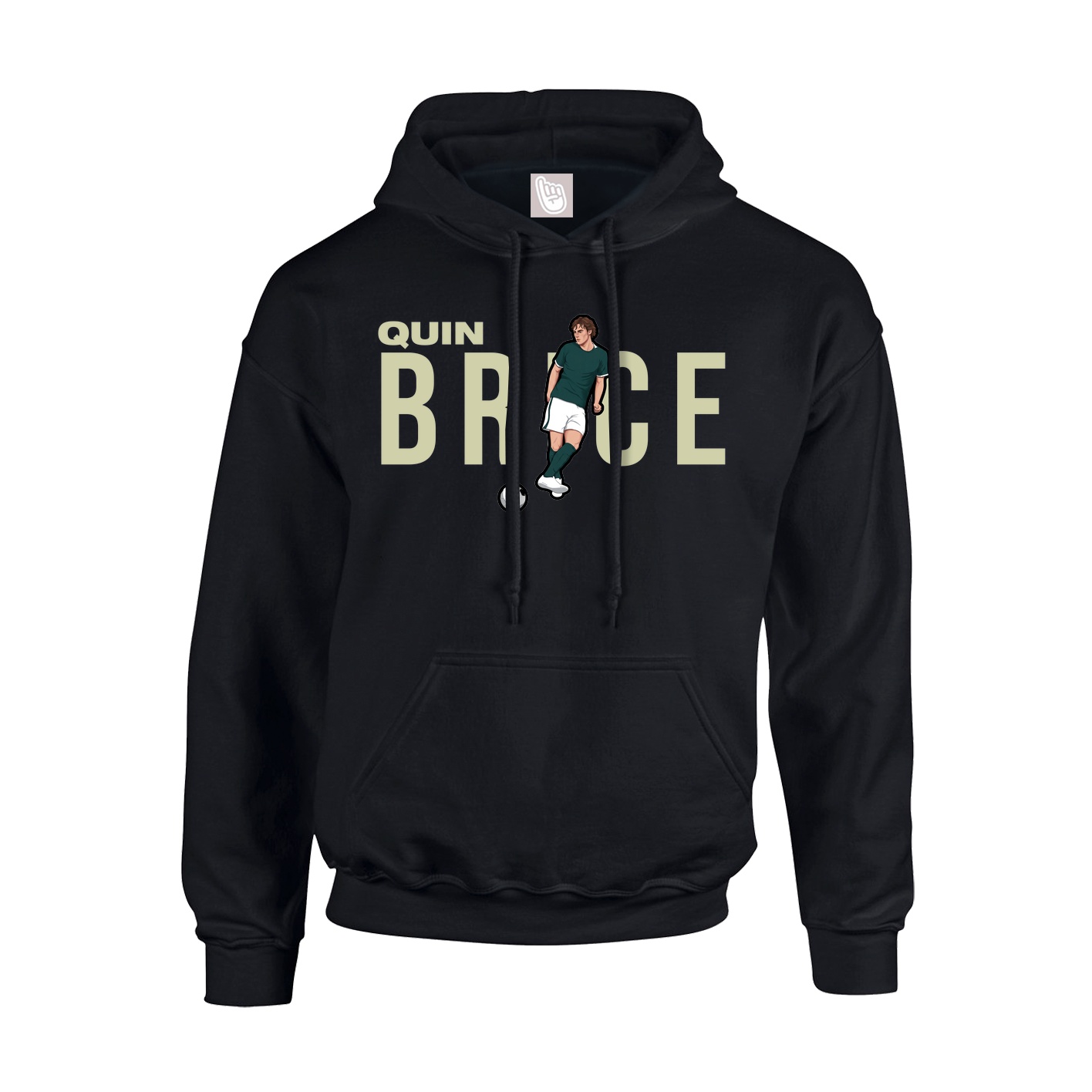 Hoodie — Player Name in Black