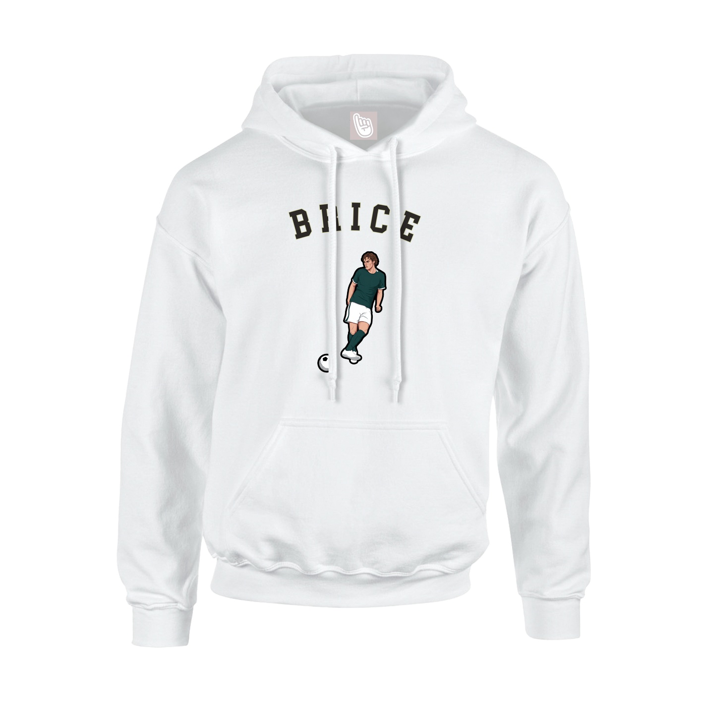 Youth Hoodie — Shirsey Arch in White