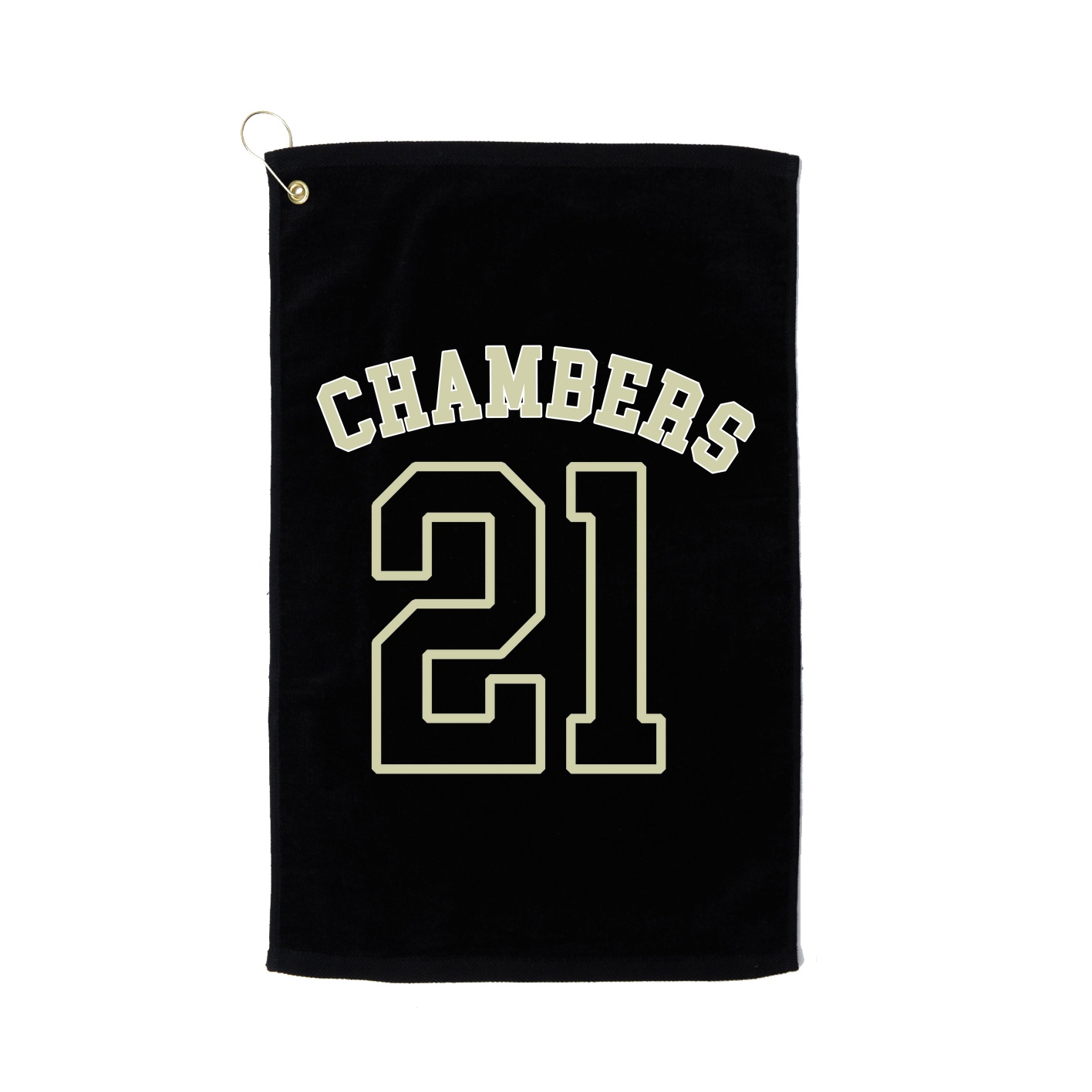 Golf Towel — Shirsey Arch in Black