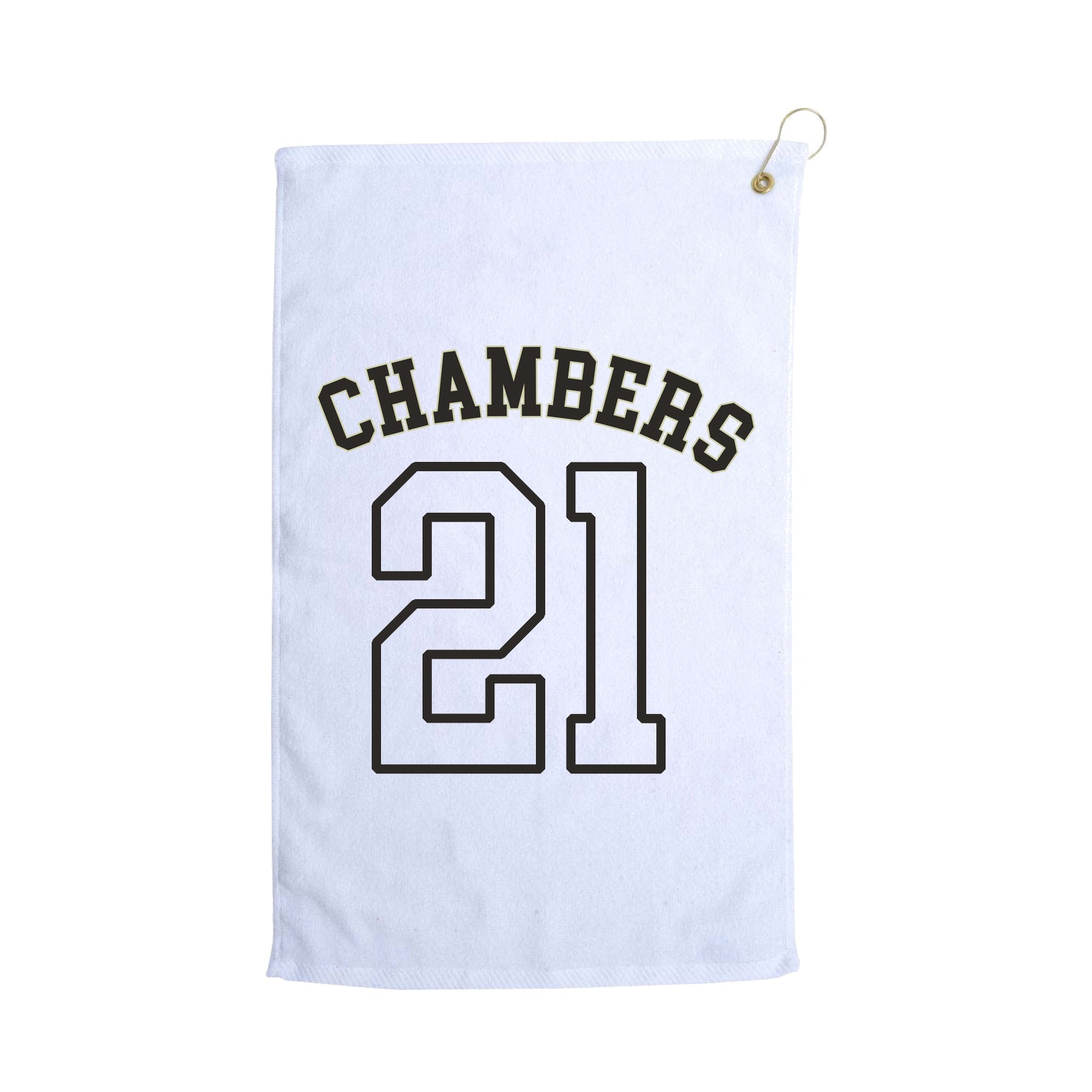 Golf Towel — Shirsey Arch in White