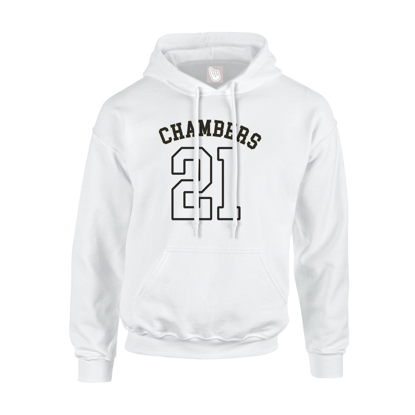 Hoodie — Shirsey Arch in White