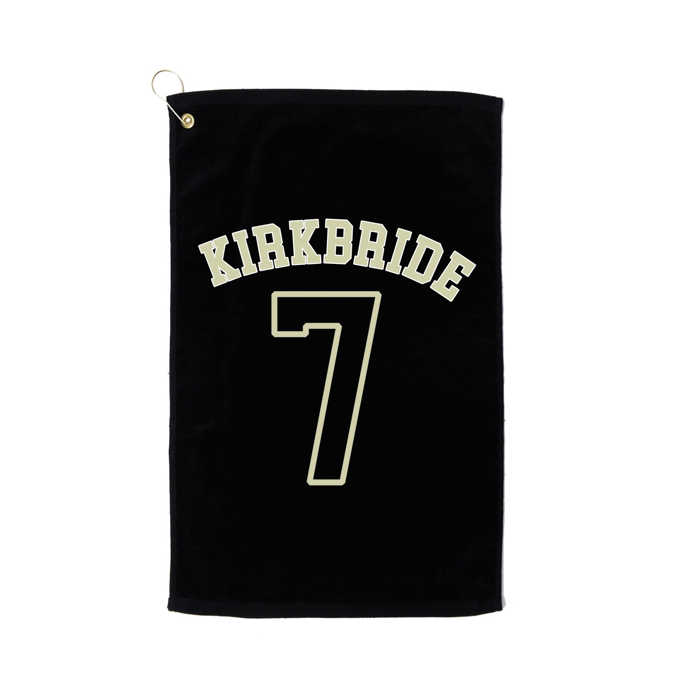 Golf Towel — Shirsey Arch in Black