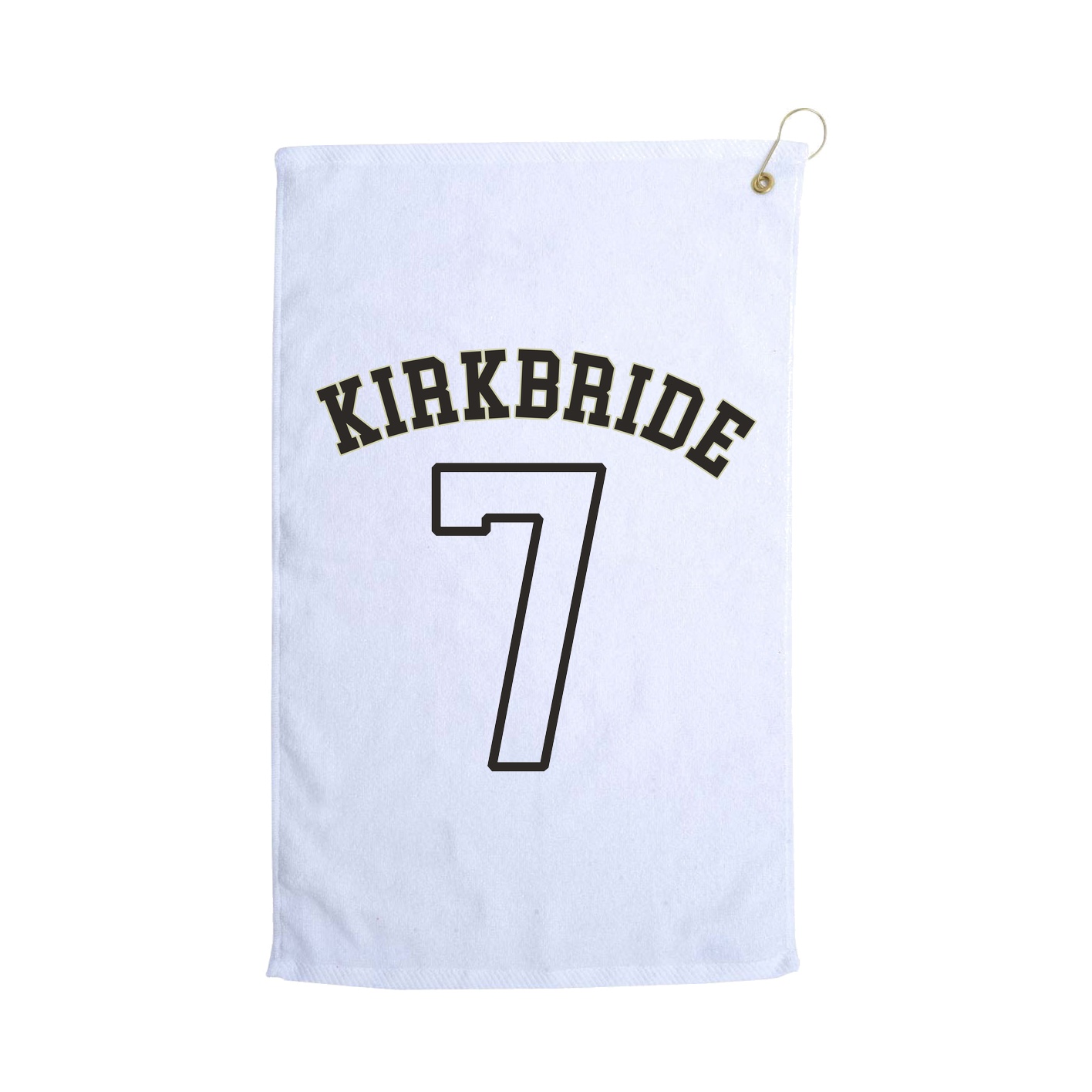 Golf Towel — Shirsey Arch in White
