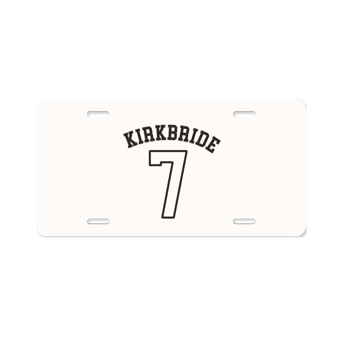 License Plate — Shirsey Arch in Classic