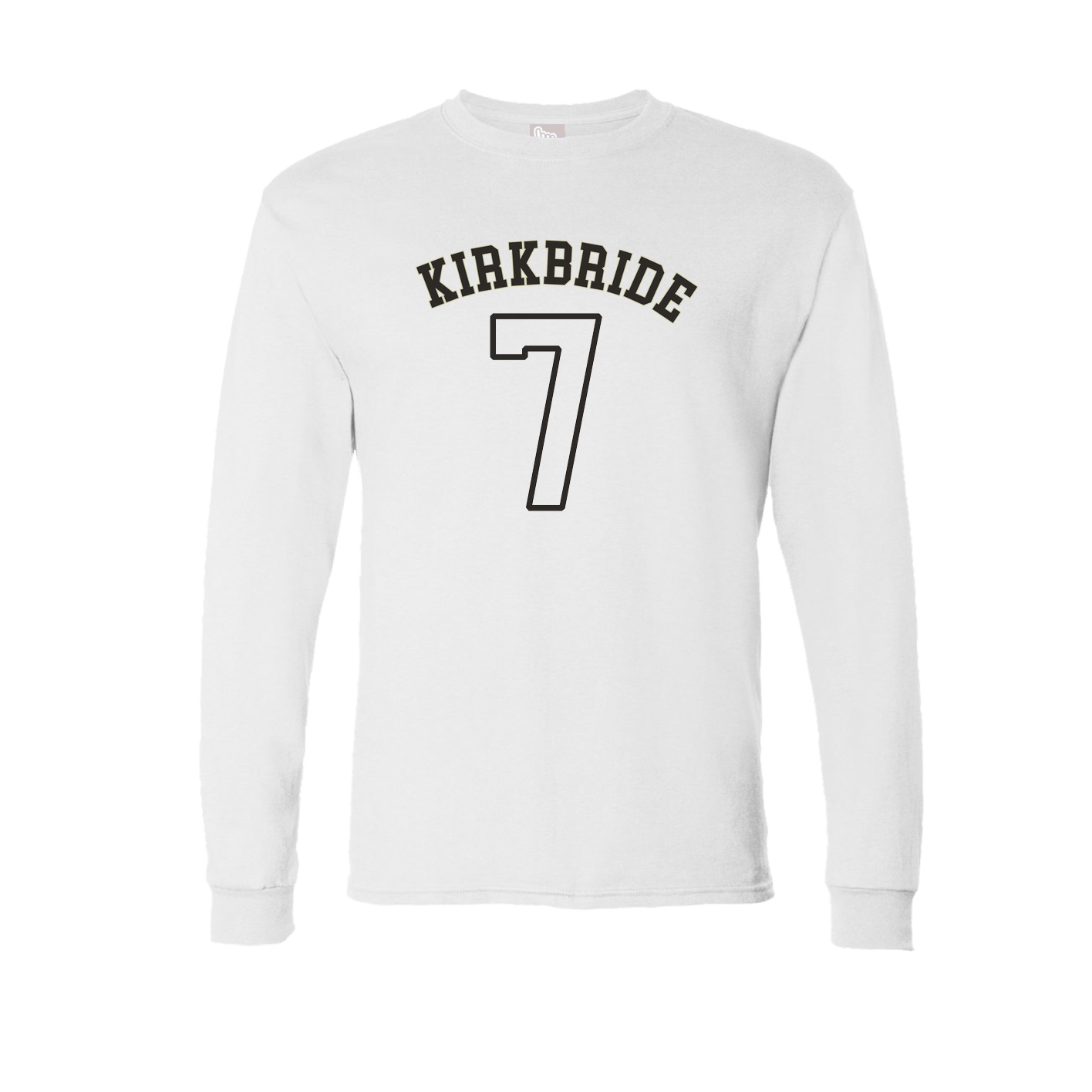 Long Sleeve Tee — Shirsey Arch in White