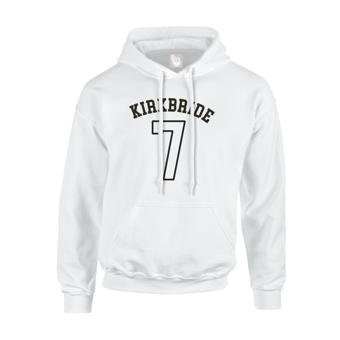 Youth Hoodie — Shirsey Arch in White