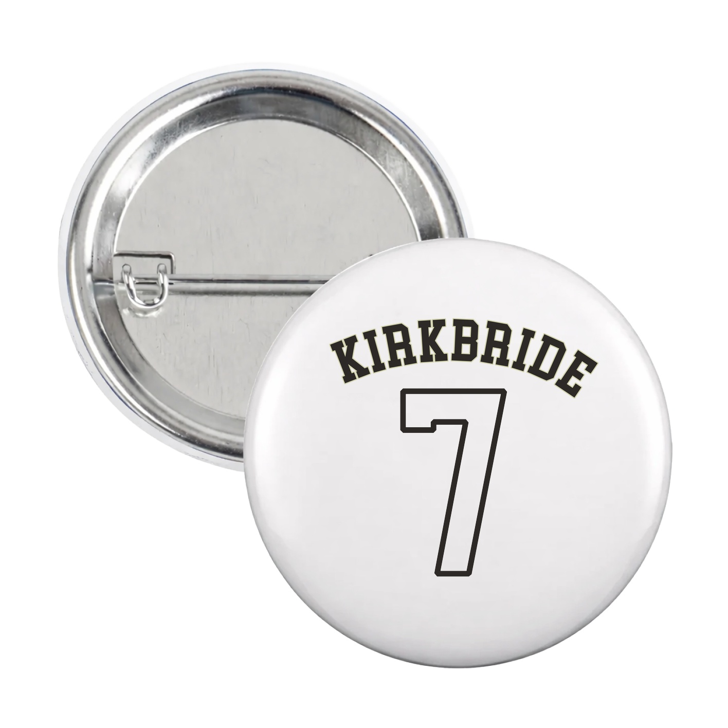 Game Day Button — Shirsey Arch in White