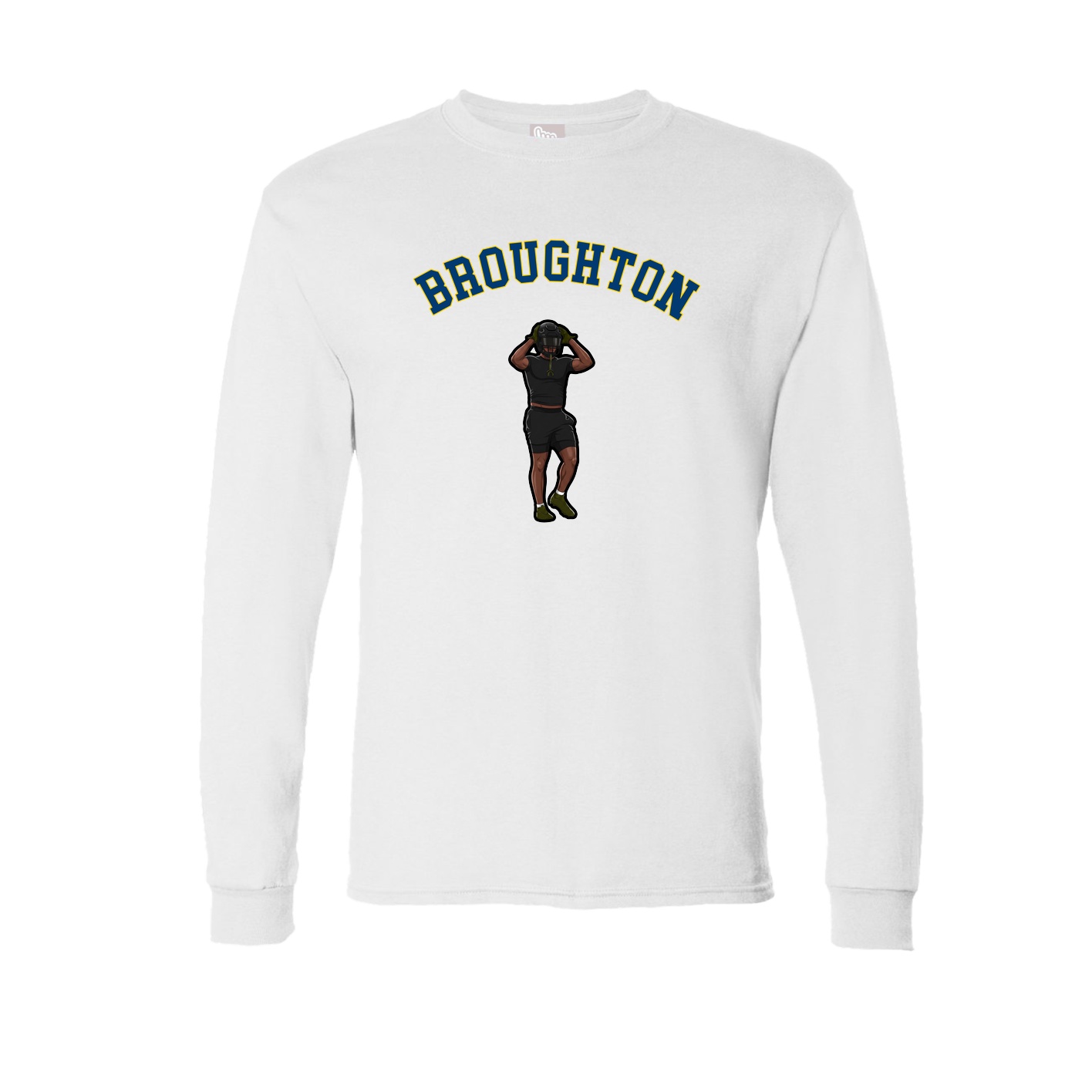 Long Sleeve Tee — Shirsey Arch in White