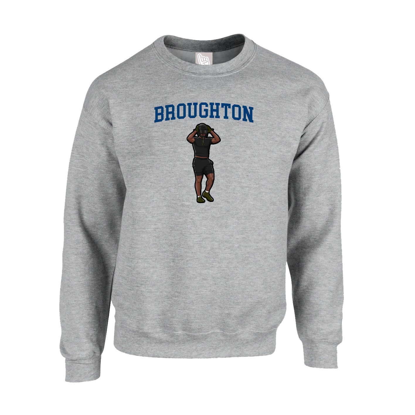 Fleece Crew — Shirsey in Grey